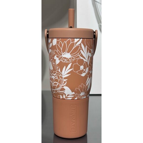 BruMate RESA 25oz Straw Tumbler, SANDSTONE BLOOM - Picture 3 of 5